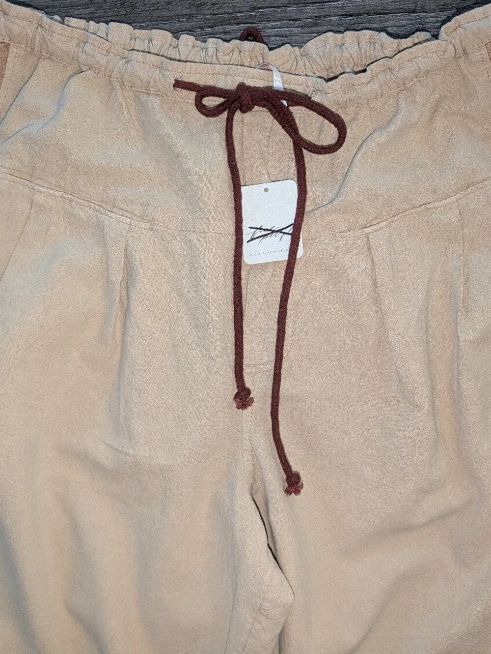 Free People Hudson Canyon Side Print Drawstring Pants Large